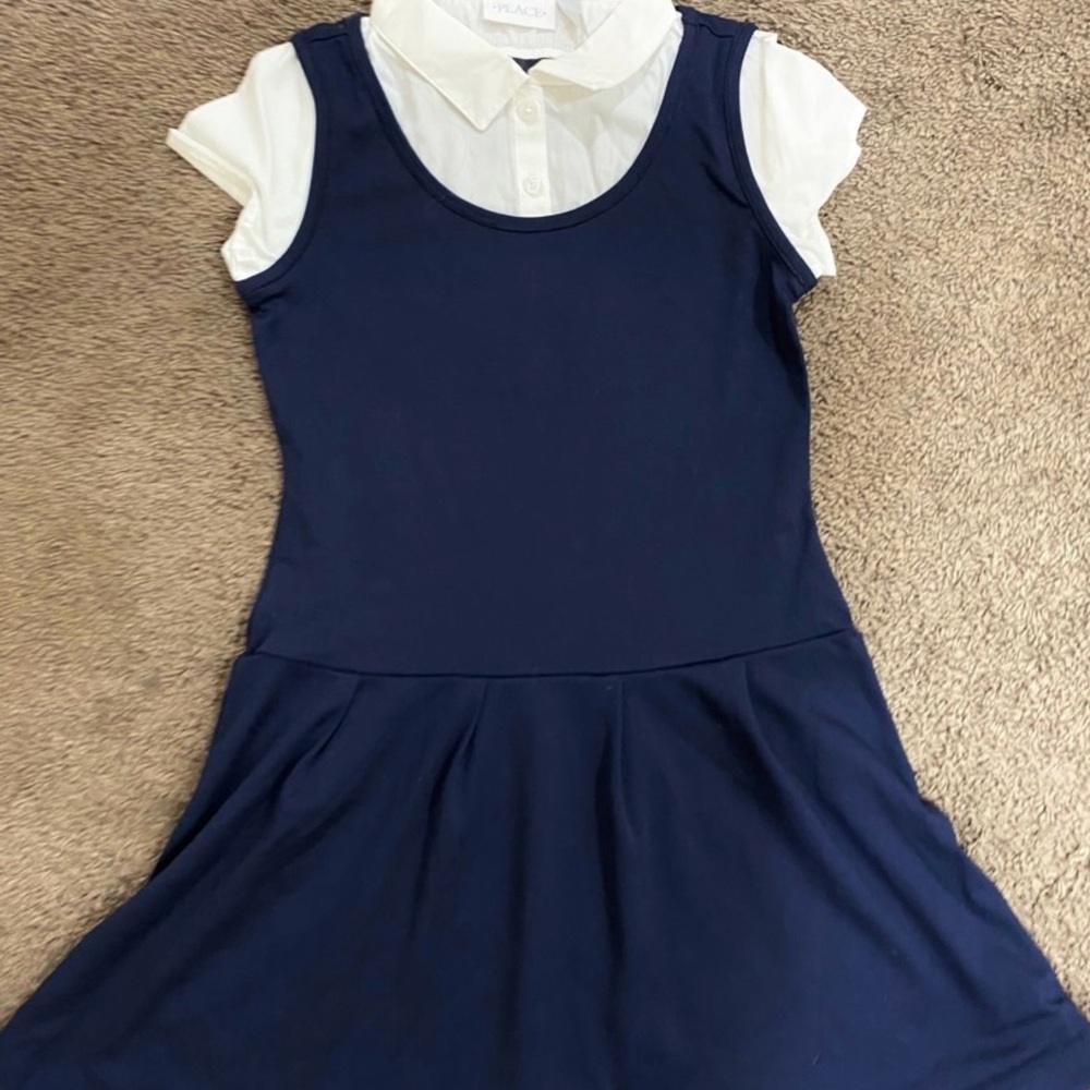 Girls Children’s Place School Uniform Dress size 10/12 - NWOT - Picture 4 of 5